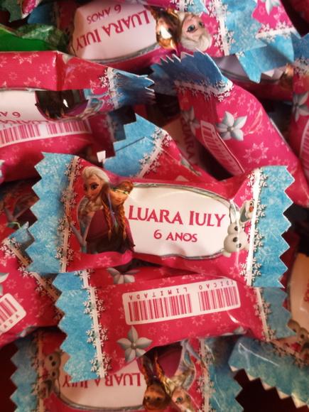 Bala Personalizada Frozen