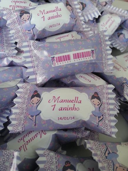 Bala Personalizada Bailarina