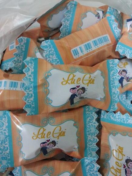 Bala Personalizada Casamento