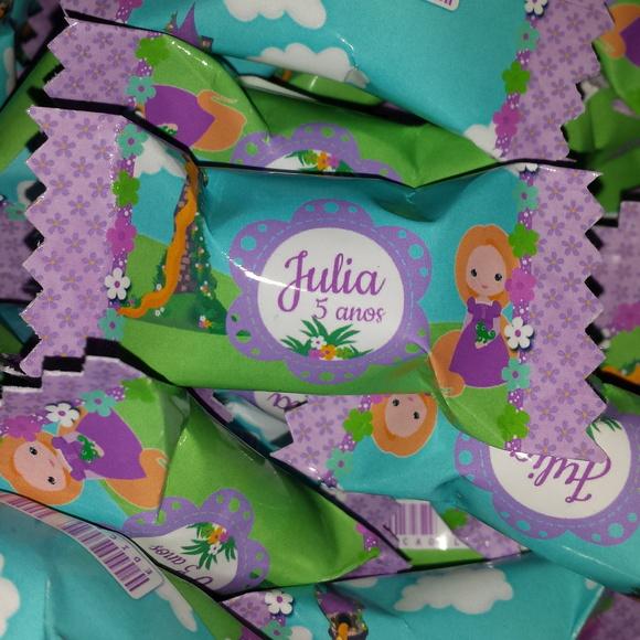 Bala Personalizada Rapunzel