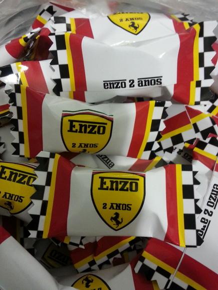 100 Balas Personalizada Ferrari