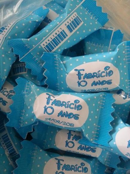 Bala Personalizada Aniversário