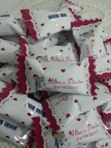 Bala Personalizada Casamento