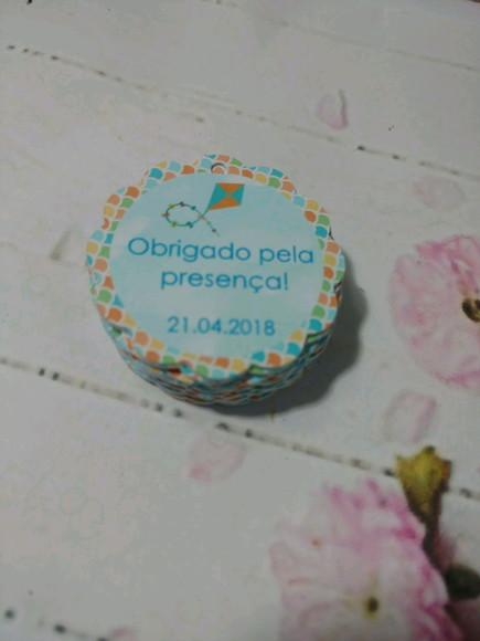 Tag escalope lembrancinha pipa