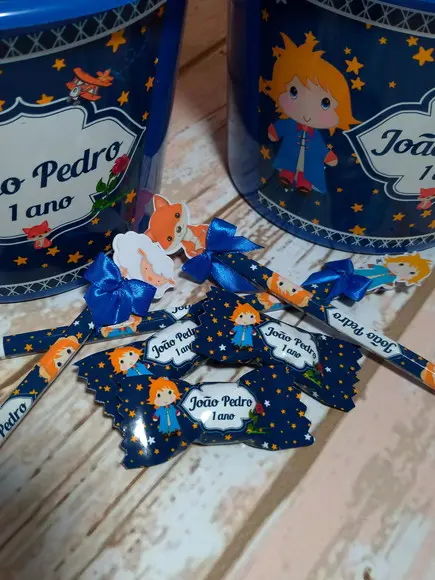 Kit 100 Balas e 50 Lápis o Pequeno Príncipe