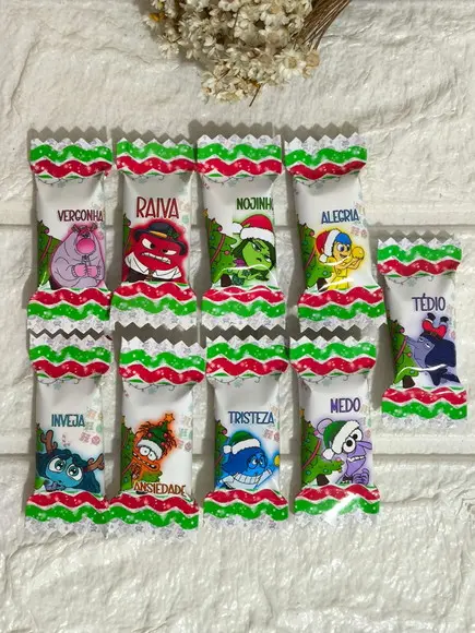 100 Balas Emoções- Divertidamente 2 Natal