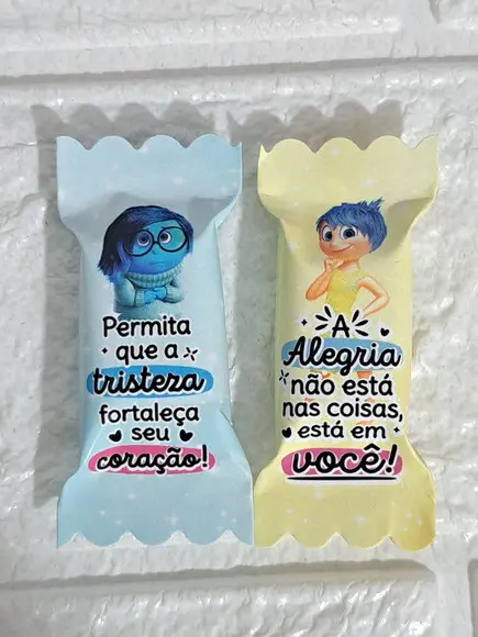 100 Balas Emoções- Divertidamente 2