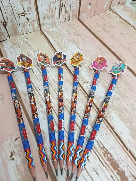 50 Lapis Personalizado Patrulha Canina