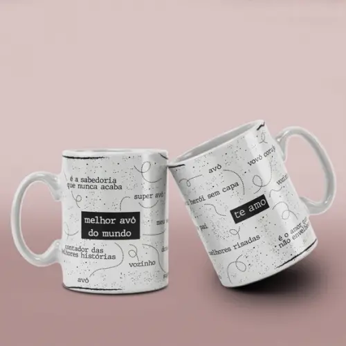 Caneca Personalizada Dia dos Avós Mod. 2