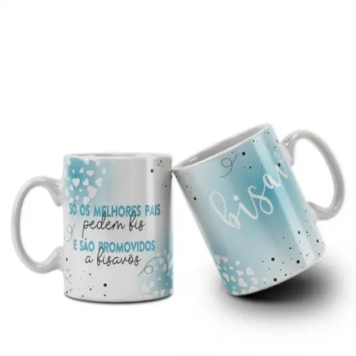 Caneca Personalizada Dia dos Avós Mod. Bisavô/bisavó