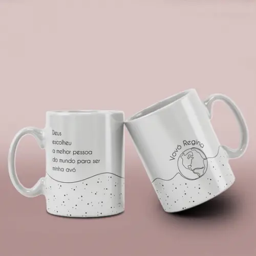 Caneca Personalizada Dia dos Avós Mod. 6