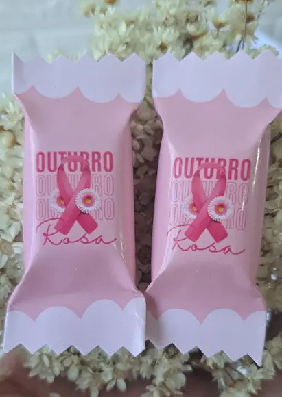 Bala Personalizada Outubro Rosa