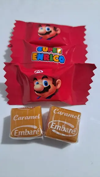 100 Caramelos Personalizados Super Mario
