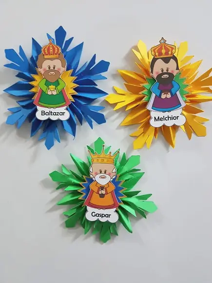Kit - 3 Imãs de Geladeira Reis Magos
