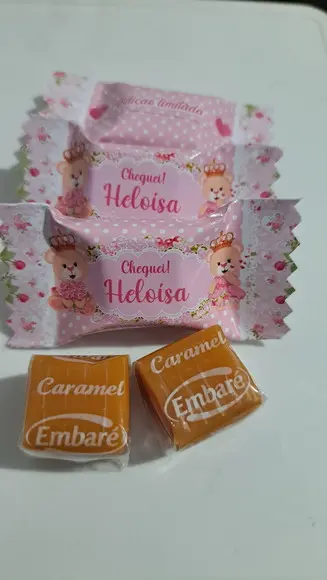 100 Caramelos Personalizados Ursinha Princesa