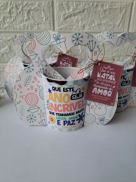 Caneca Ano Novo com Embalagem