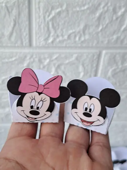 Forminhas Mickey e Minnie (25 Unidades)
