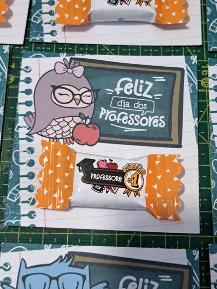 20 Cartões com Bala Professores