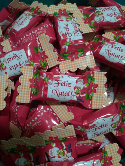 100 Balas Feliz Natal (bala Dura)