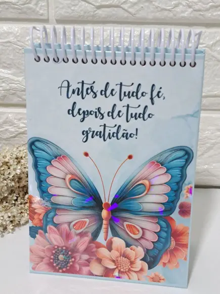 Bloco de Notas Borboletas
