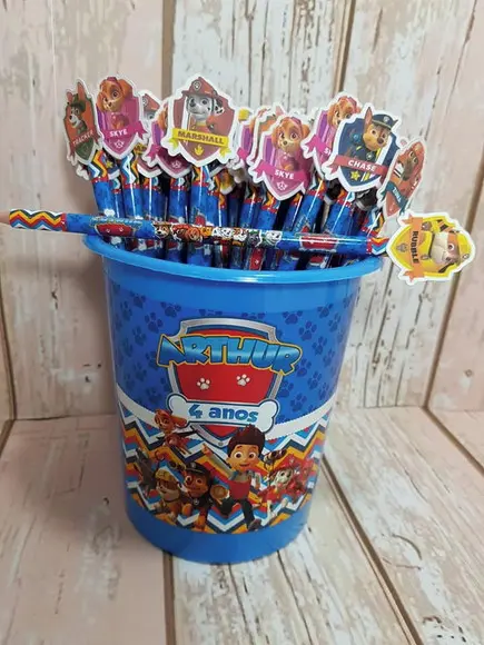 100 Balas e 50 Lápis Patrulha Canina