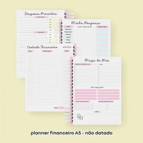 Planner Financeiro Não Datado