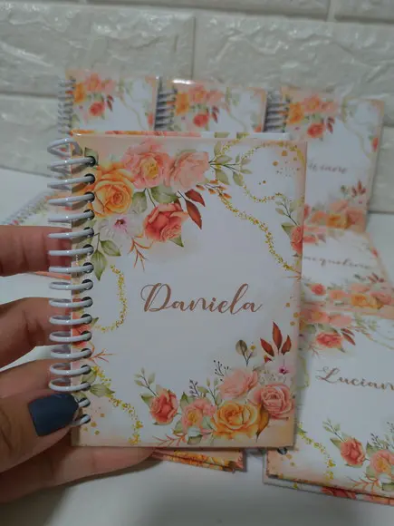 Bloquinho de Anotações Floral