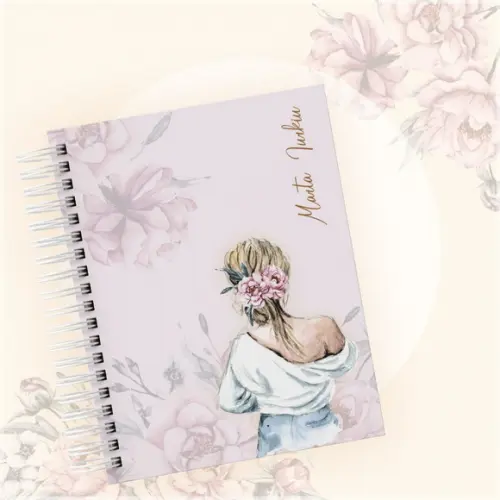 Caderno de Anotações Floral