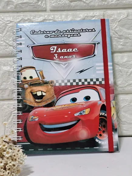 Caderno de Mensagens Carros
