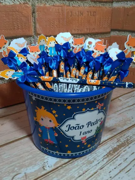 50 Lápis Personalizado o Pequeno Príncipe