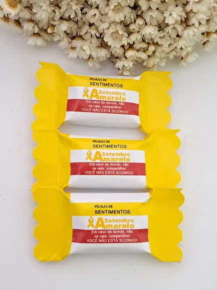 100 Balas Setembro Amarelo Pílulas da Prevenção