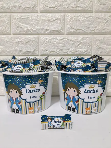 2 Baldes com 100 Balas Cada o Pequeno Príncipe