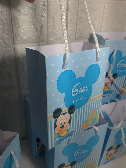 10 Sacolinha Mickey Baby