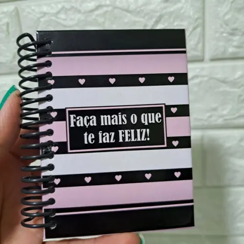 Caderneta Pequena Anotações