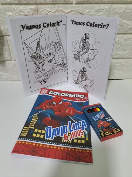 10 Livros de Colorir Homem Aranha