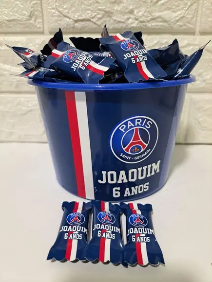Balde com 100 Balas Psg