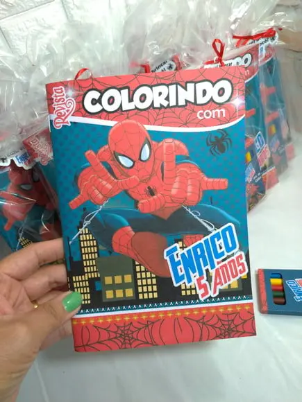 10 Livros de Colorir Homem Aranha