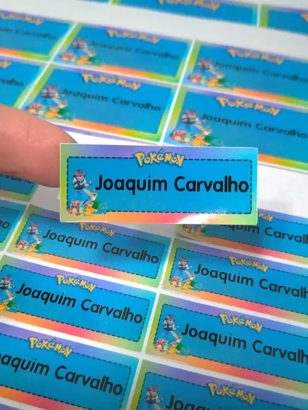 Kit Etiqueta Escolar - Pokemon