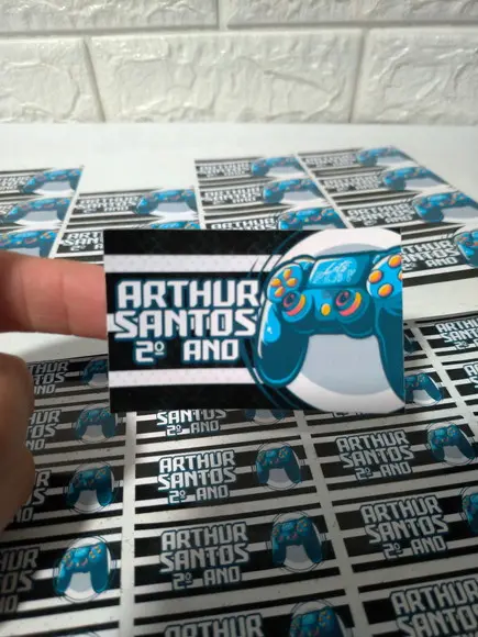 Kit Etiqueta Escolar - Video Game