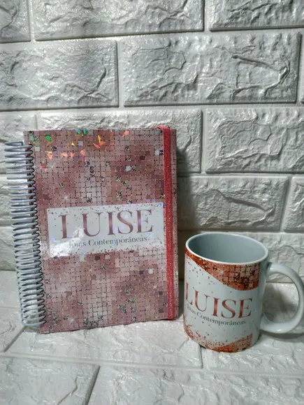 Kit agendas e caneca