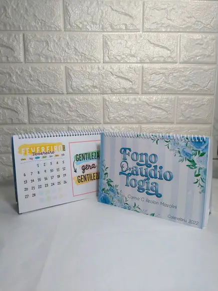 Calendário de Mesa Fonoaudiologia