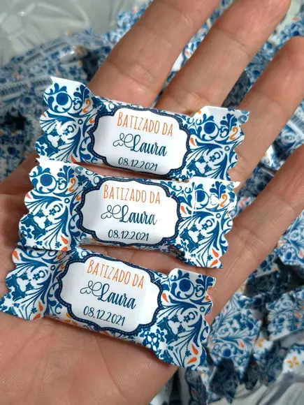 Bala azulejo português batizado