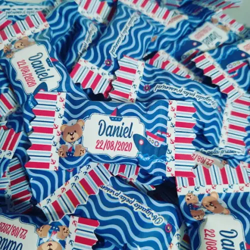 100 Balas Personalizadas Marinheiro
