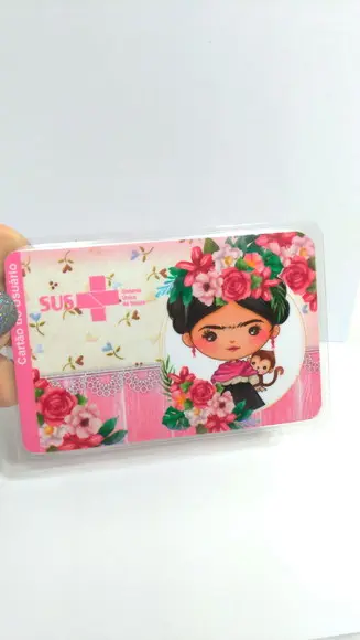 Cartão SUS personalizado Frida Khalo o