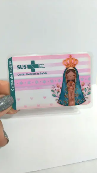 Cartão SUS personalizado Nossa Senhora Aparecida
