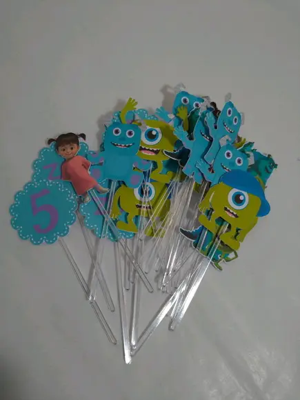 Topper de docinhos monstros sa