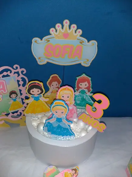 Kit só um bolinho princesas