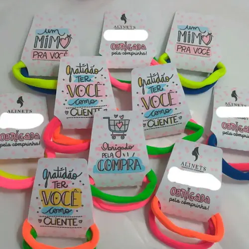 Xuxinhas coloridas brinde