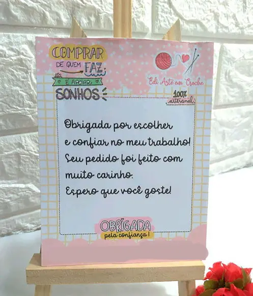 Bloco mensagem cliente 50 fls