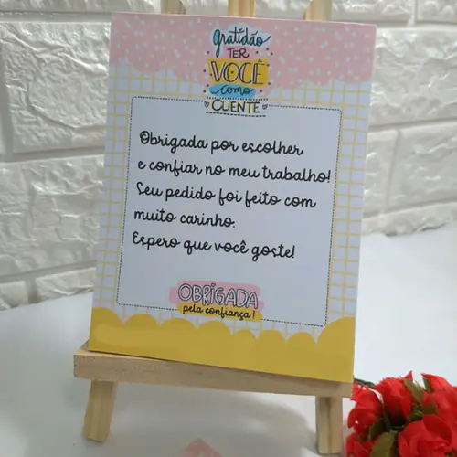 Bloco mensagem cliente 50 fls